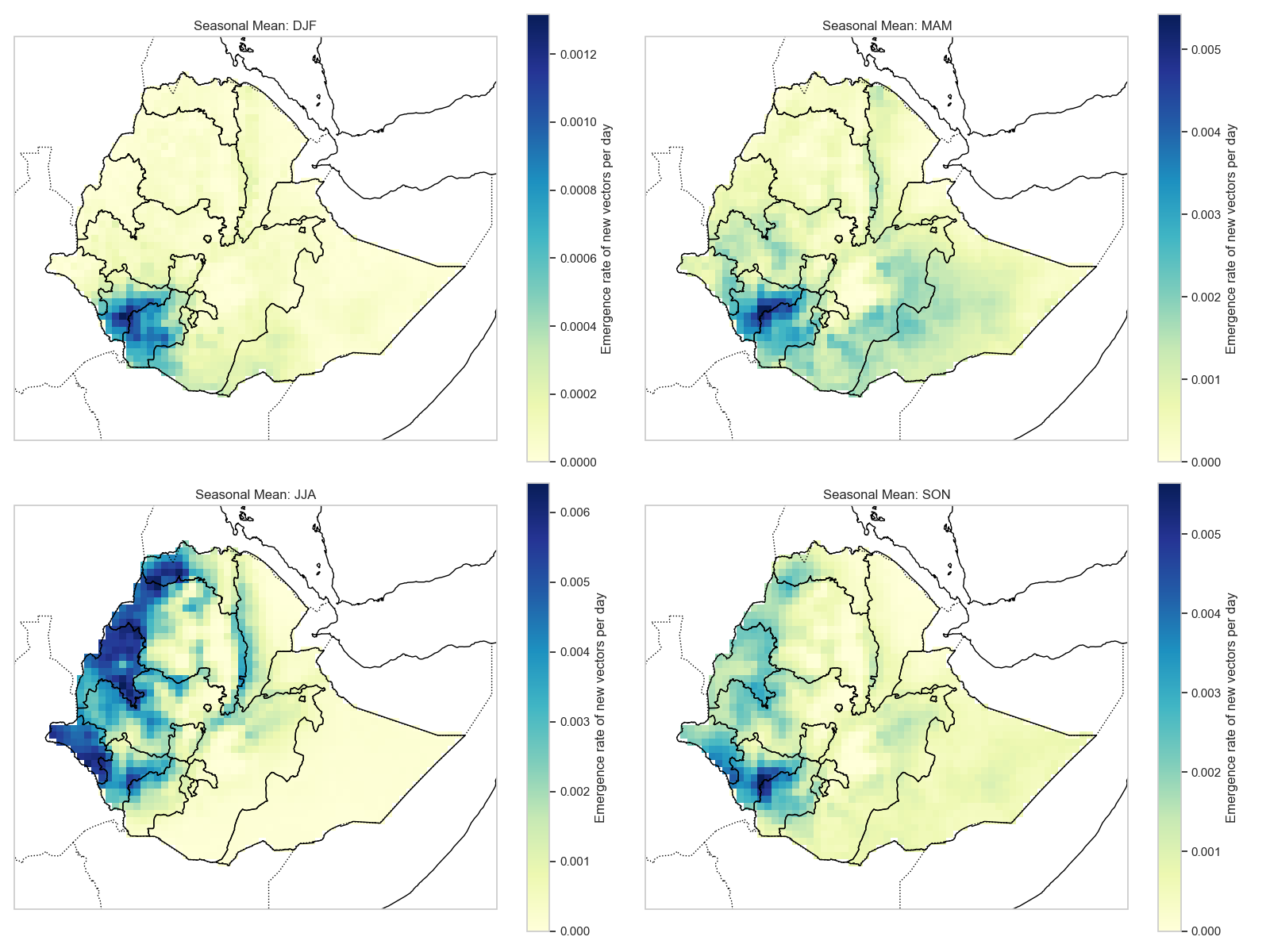 Seasonal Map Emergence